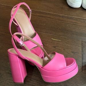 Pink Wild Fable chunky heels.
